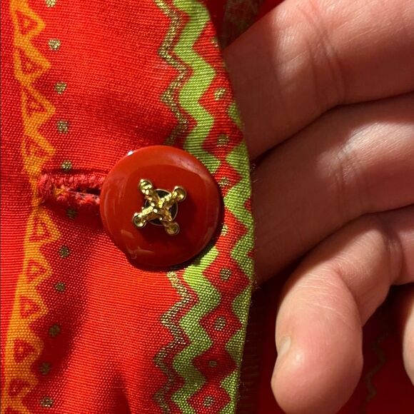 Vibrant Striped Button Down Shirt - Picture 4 of 9